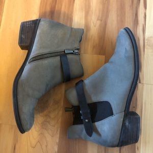 BP Nordstrom brown suede booties